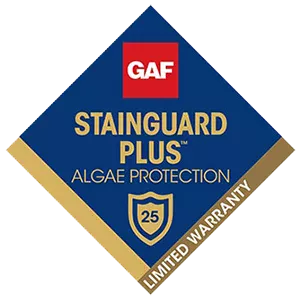 StainGuard Plus Algae Protection Limited Warranty logo